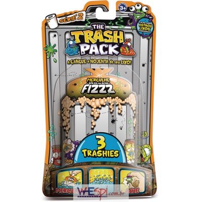 Wespi Atacado : MINIATURA COLECIONAVEL TRASH PACK FIZZ 3 TRASHIES