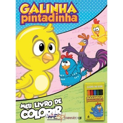 Caderno de Desenho - Galinha Pintadinha