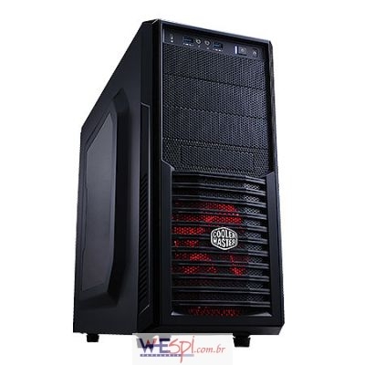 Wespi Atacado : GABINETE MID-TOWER K282 PRETO LATERAL EM ACRILICO